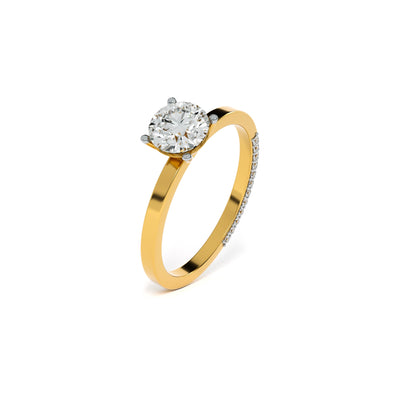 The Contour 9KT Gold Lab Grown Diamond Ring