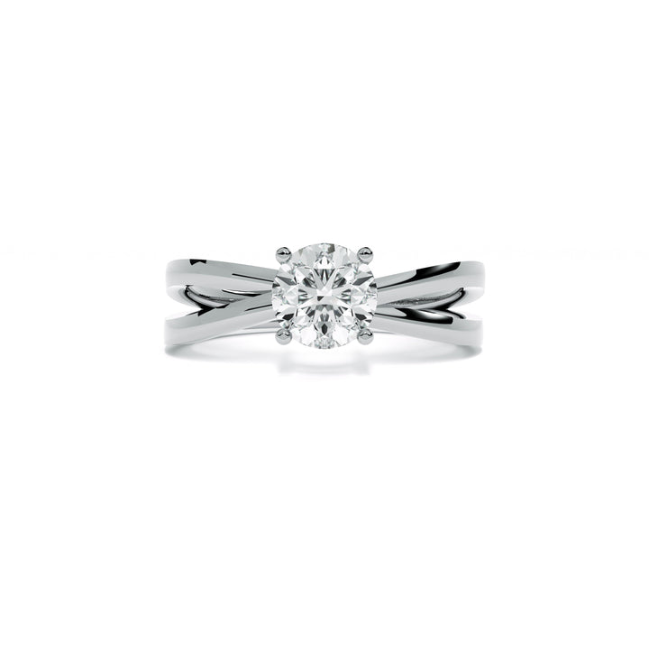 Modern Twist 9KT Gold Lab Grown Diamond Ring - 1