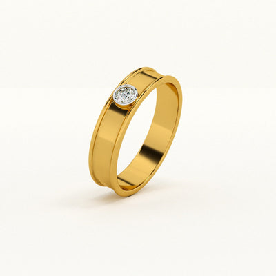 Golden Meridian Spark Lab-Grown Diamond Customizable Ring