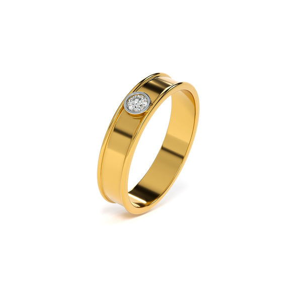 Meridian Spark 9KT Gold Lab Grown Diamond Ring
