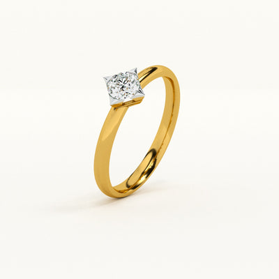 Timeless Marquise Lab-Grown Diamond Customizable Ring