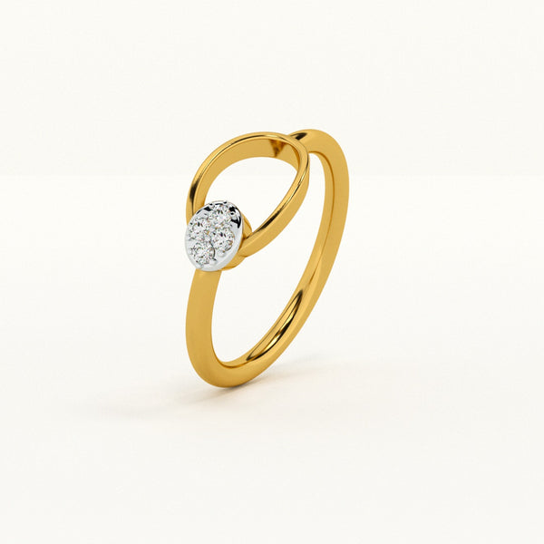 Golden Loop 0.5 Carat Lab-Grown Diamond Ring