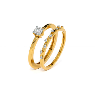 Trail 9KT Gold Lab Grown Diamond Ring
