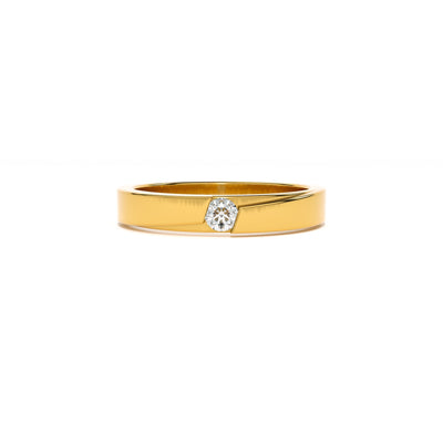 Luminous 9KT Gold Lab Grown Diamond Ring