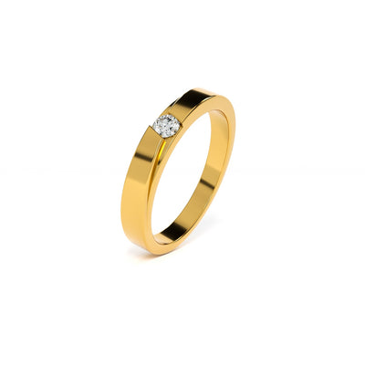 Luminous 9KT Gold Lab Grown Diamond Ring
