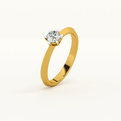 Classic Solitaire Lab-Grown Diamond Customizable Ring