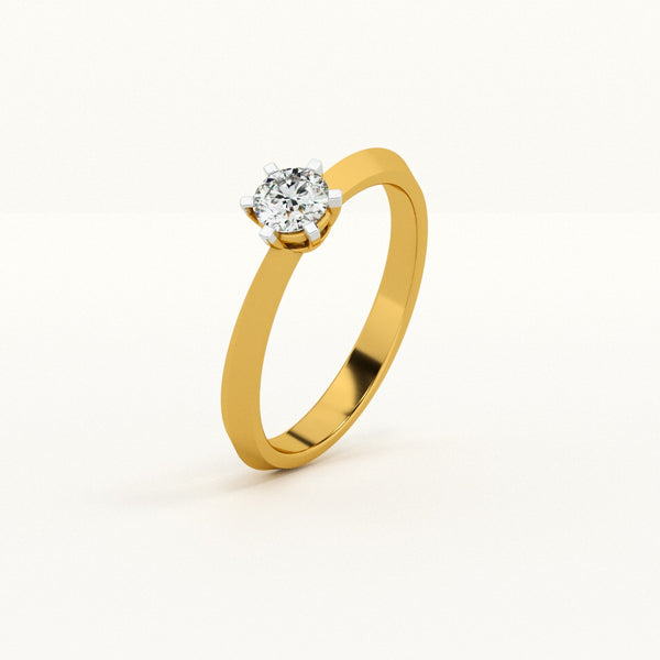 Classic Solitaire Lab-Grown Diamond Customizable Ring