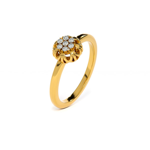 Marigold Spark 9KT Gold Lab Grown Diamond Ring