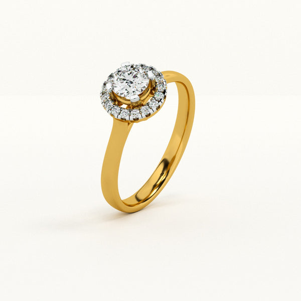 Radiant Halo Lab-Grown Diamond Customizable Ring