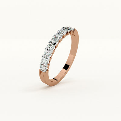 Crescent Sparkle Lab-Grown Diamond Customizable Ring