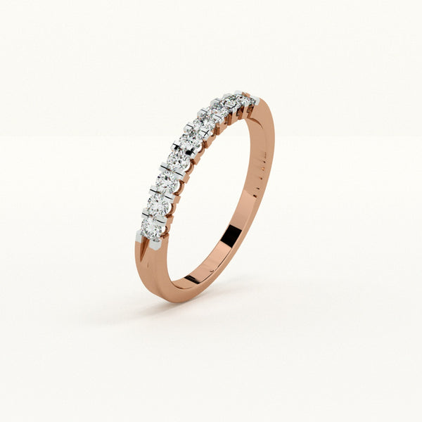 Twilight Gleam Eternity 6KT 0.27 Carat lab-Grown Diamond 6 KT Band