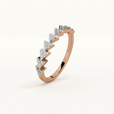 Starlit Peaks Lab-Grown Diamond Customizable Ring