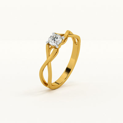Infinity Weave Lab-Grown Diamond Customizable Ring