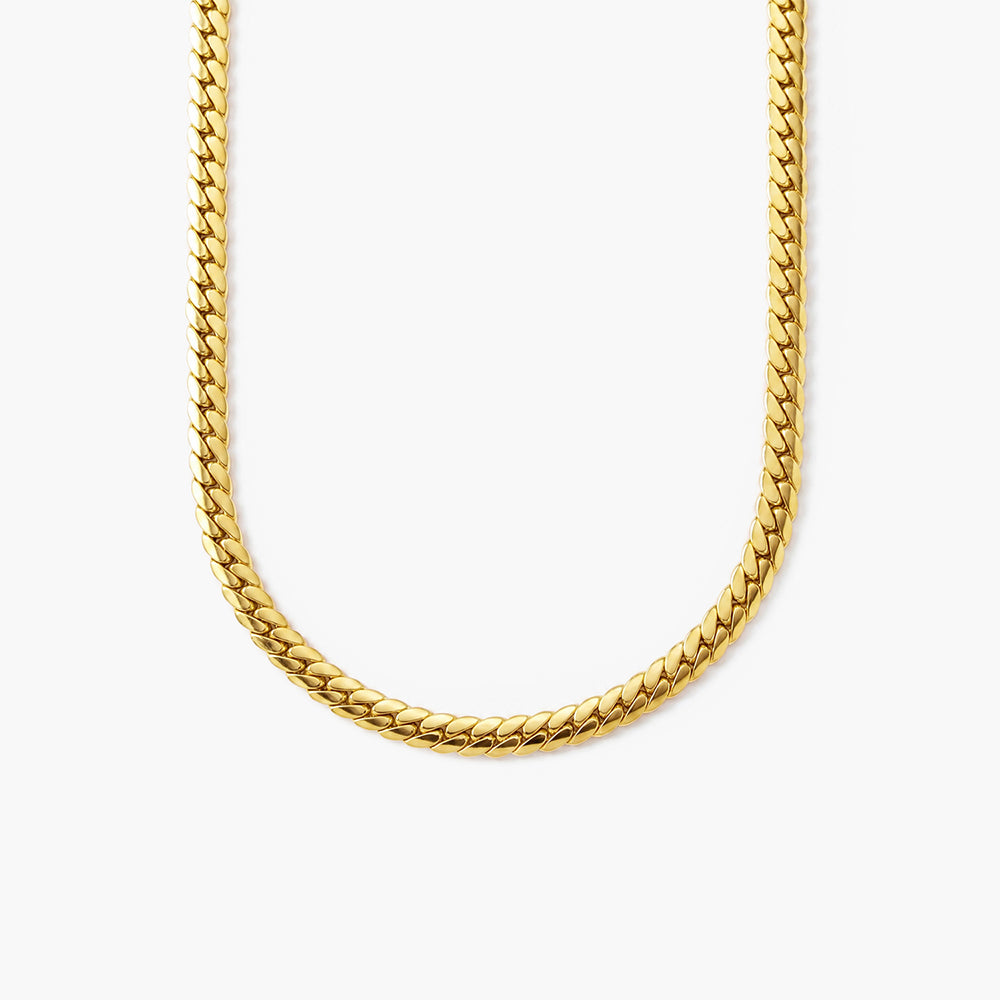 Thick Spiral Gold Chain for Men