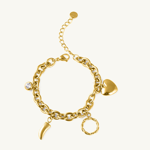 Fierce Heart Gold Bracelet