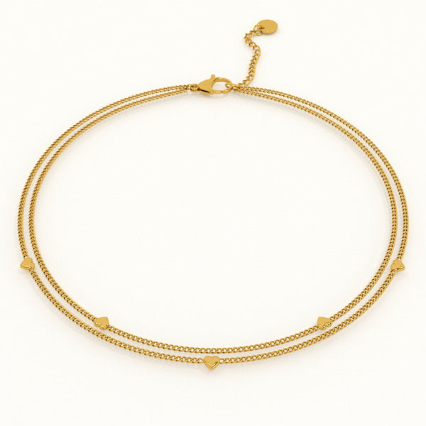 Lustrous Love Gold Bracelet