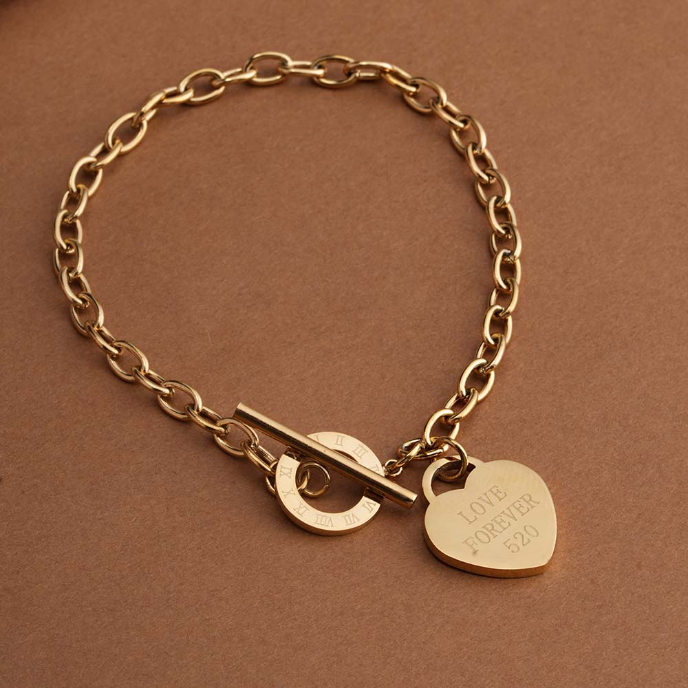 Linked Heart Promise Bracelet