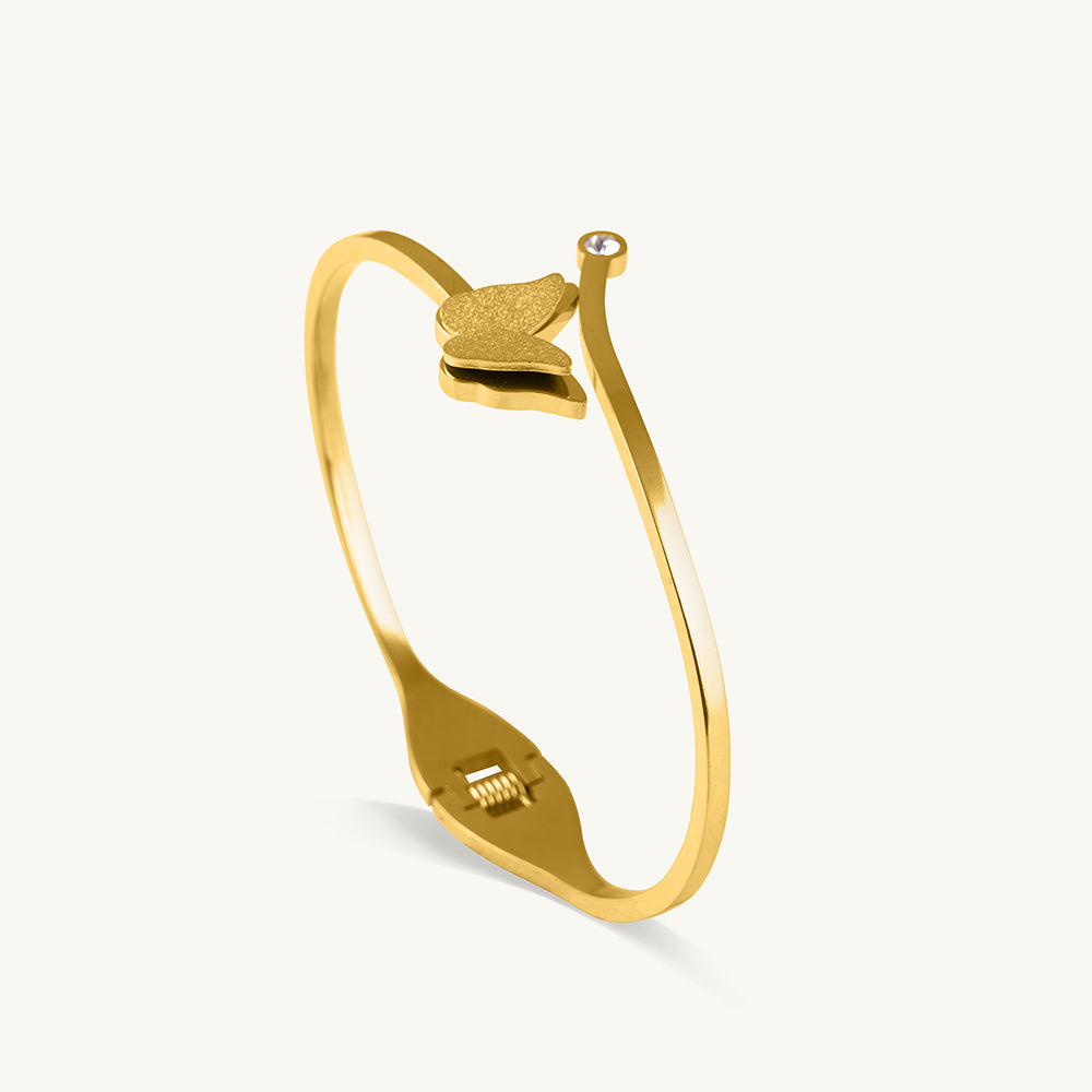 Butterfly Radiance Gold Bracelet