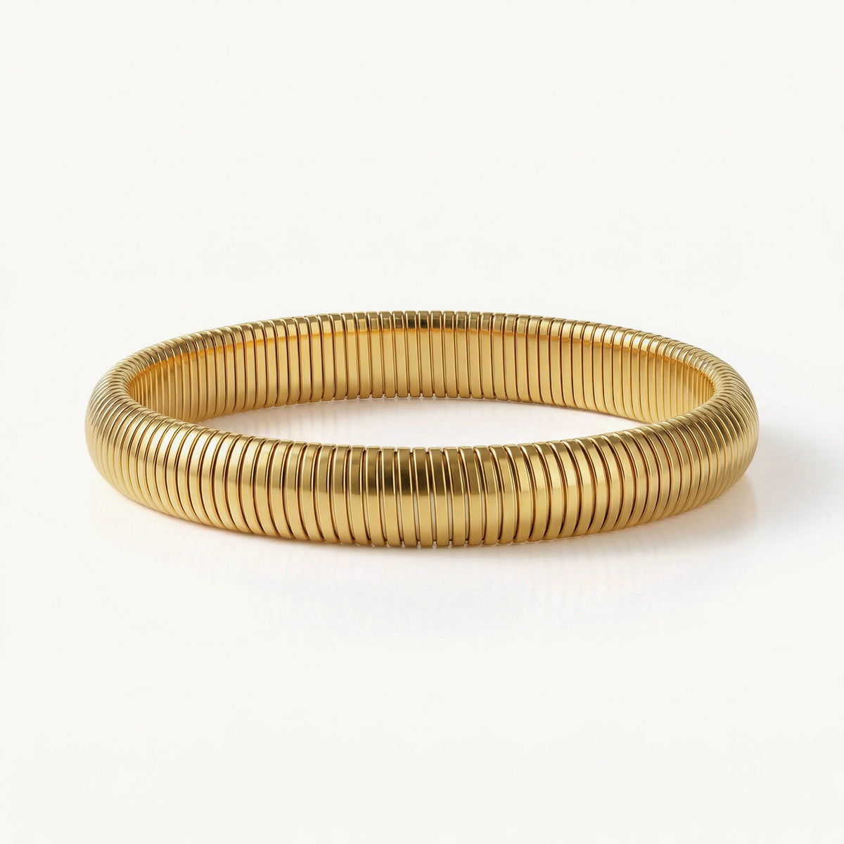 Golden Ripple Bangle