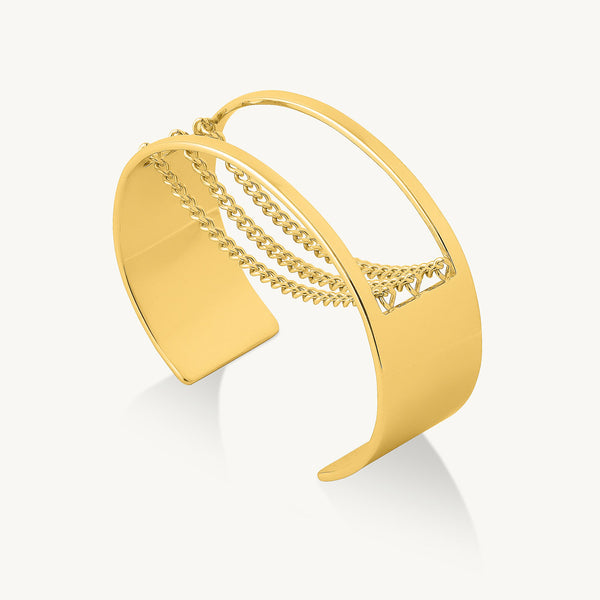 Regal Matte-Finish Cuff bracelet