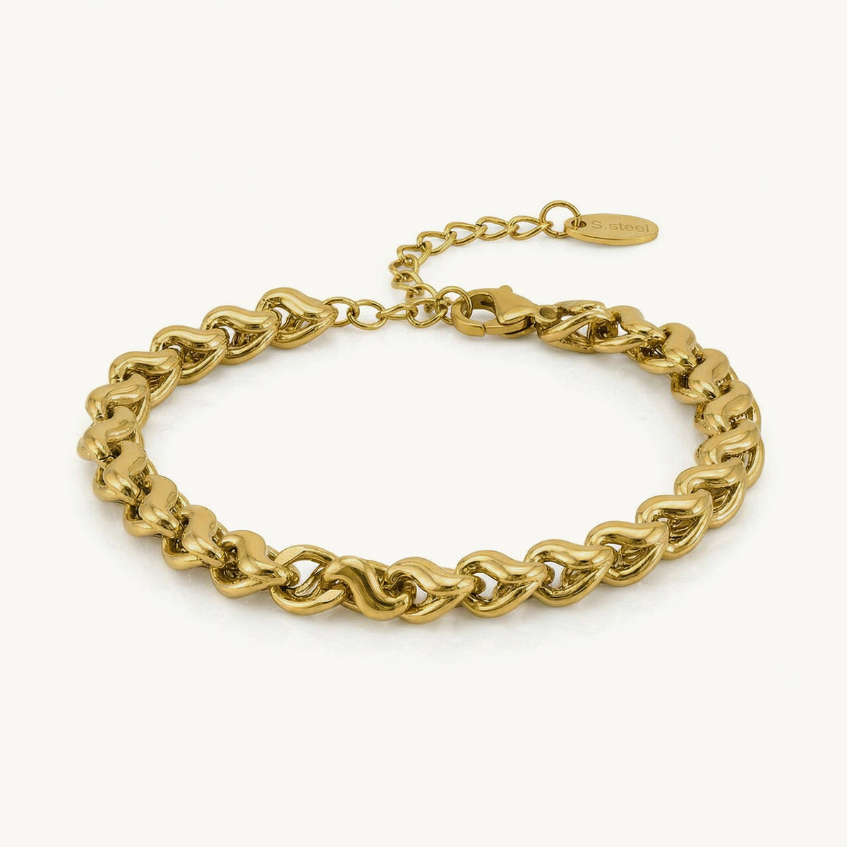 Twist Luxe Chain Statement Bracelet