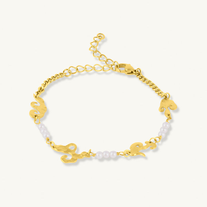 Pearl Chain Bracelet-1