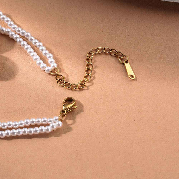 Bloom Pearl Chain Bracelet-3