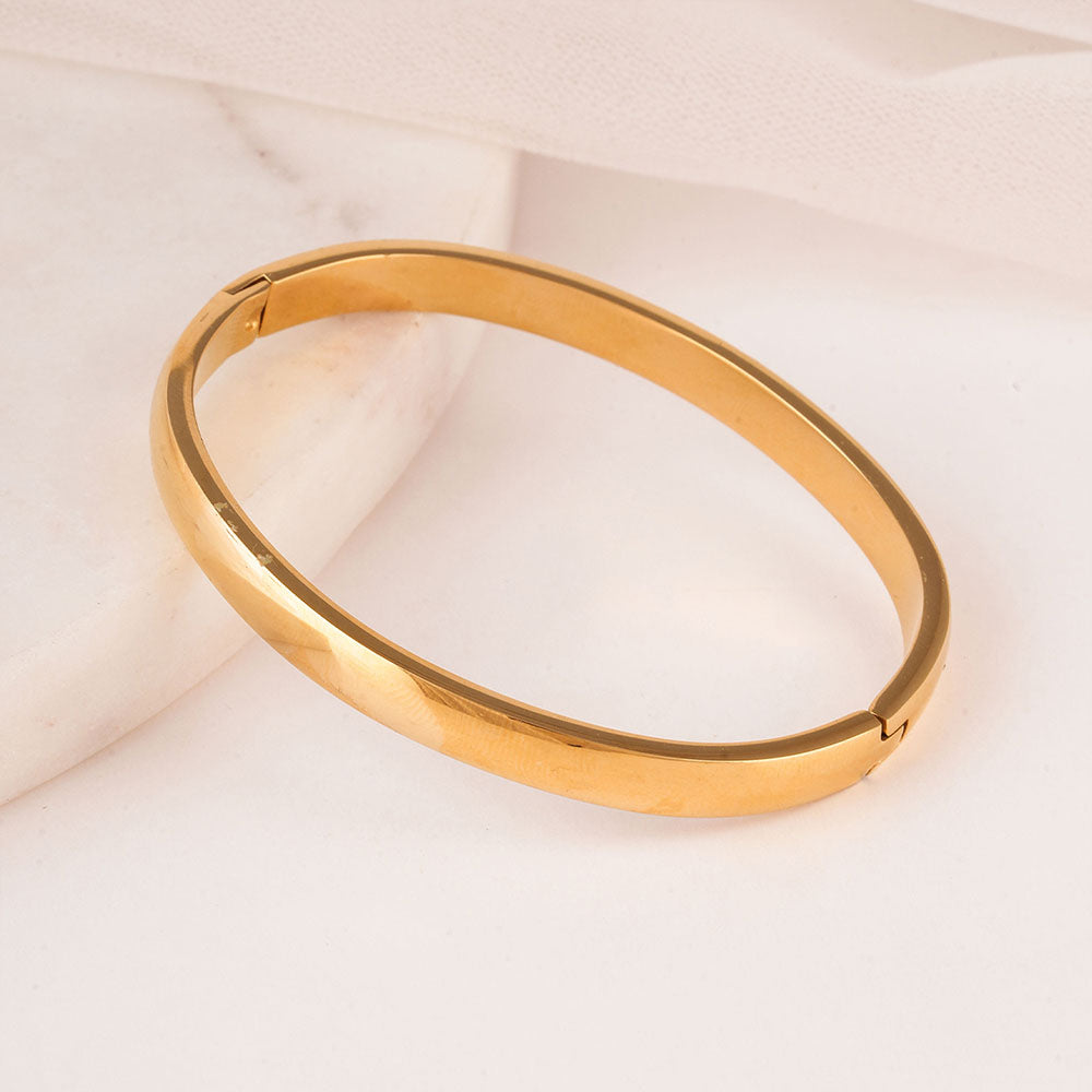 Shiny Tiny Stone Bangle Bracelet - view 5