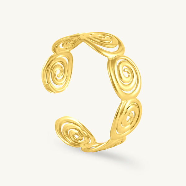 Chunky Swirl Cuff Bracelet-1