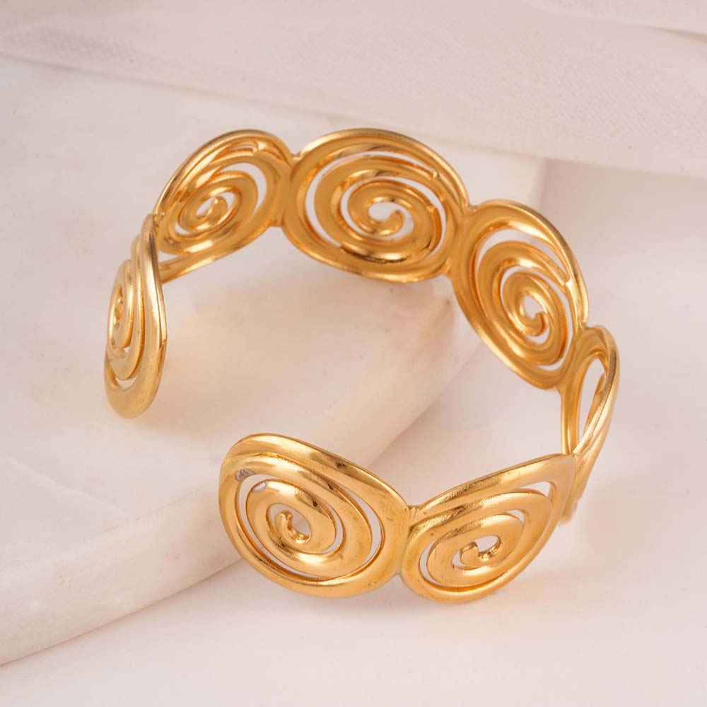 Chunky Swirl Cuff Bracelet - view 5