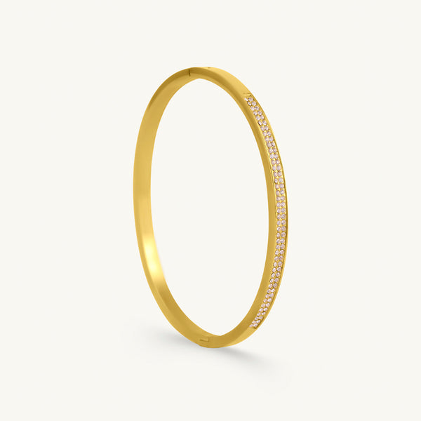 Classy Stone Bangle Bracelet - Image 1