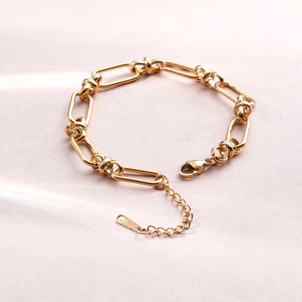 Bold Metal Link Chain Bracelet - view 6