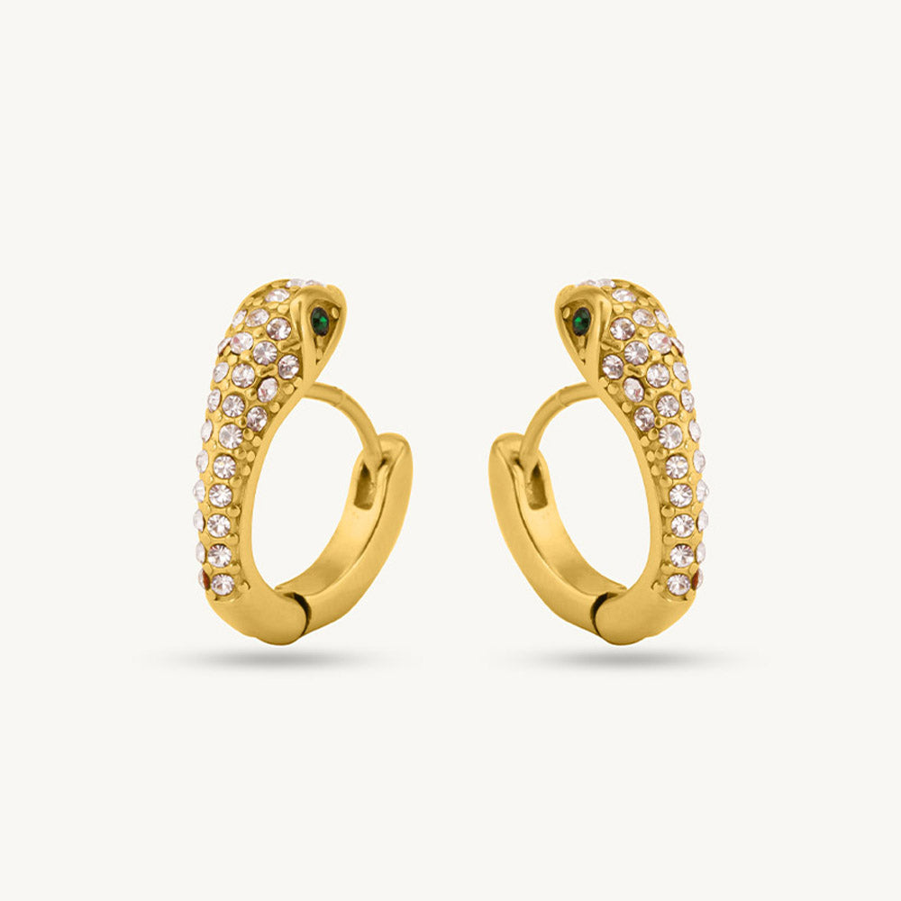 Serpent Glow Hoops