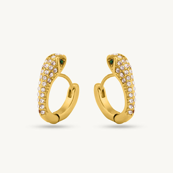 Serpent Glow Hoops