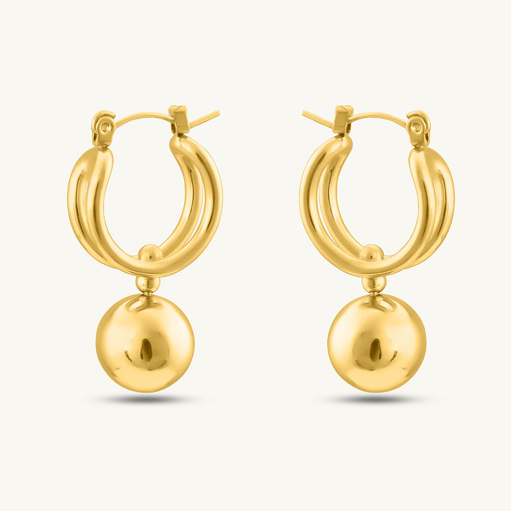 Elegant Gold Drop Earrings