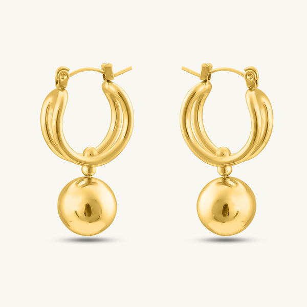 Elegant Gold Hoop Earrings