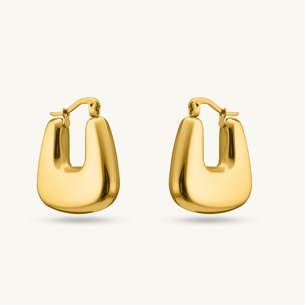 Chunky Square Hoops