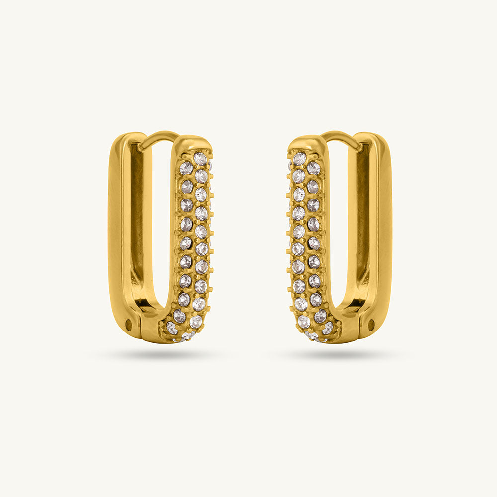 Crystal Vibe Hoops