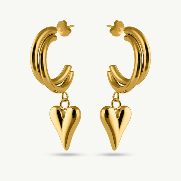 Luxe Drizzle Hoops