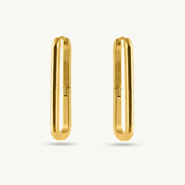 Golden Frame Hoops