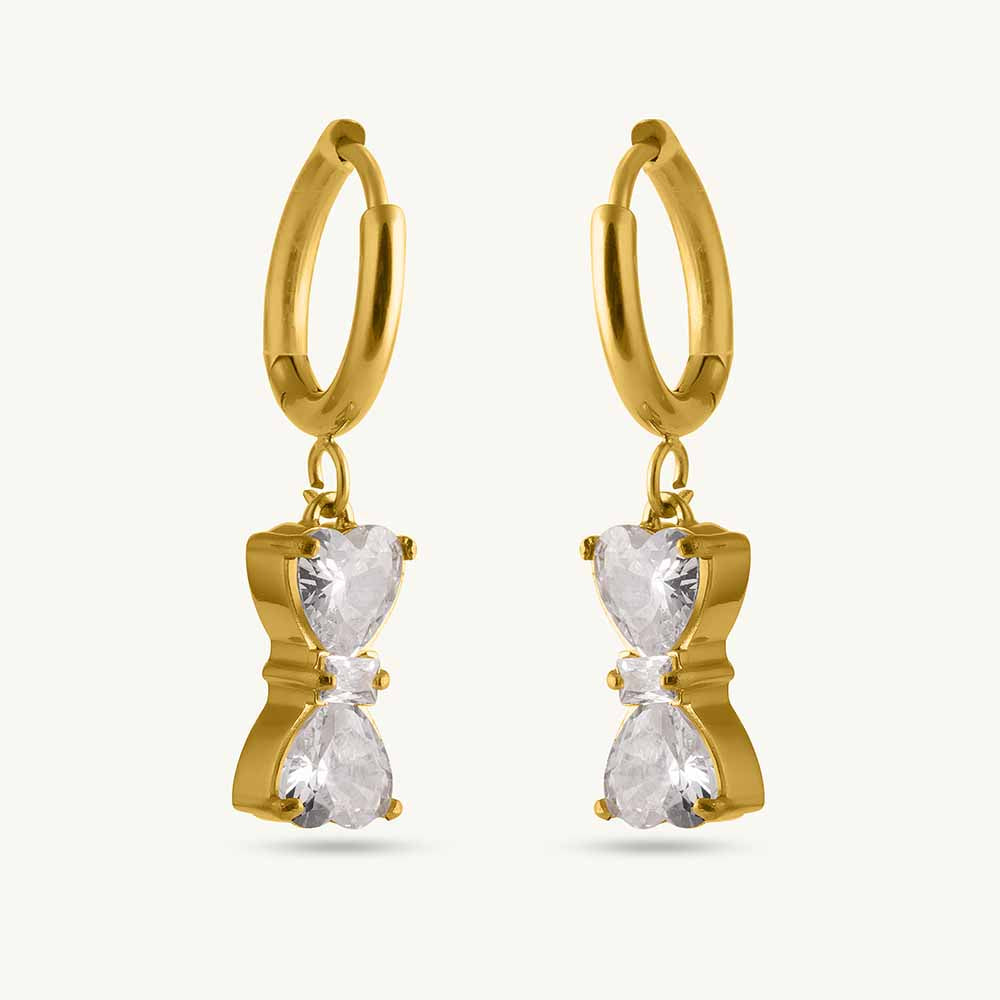 Crystal Grace Bow Hoop