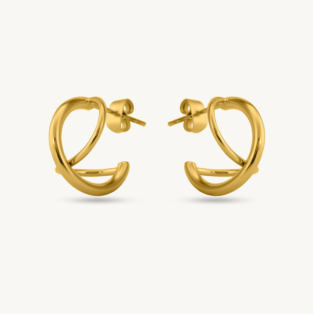 Orbit Twist Hoops