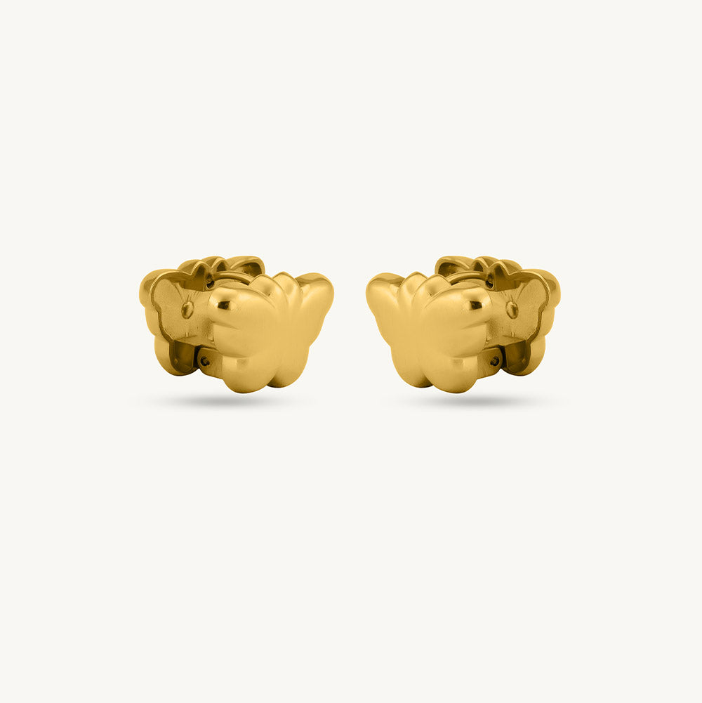 Golden Flutter Studs