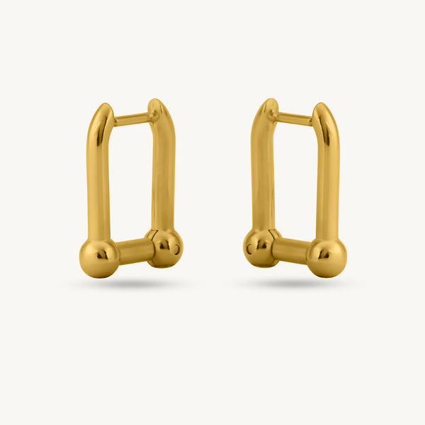 Vertex Gold Hoops