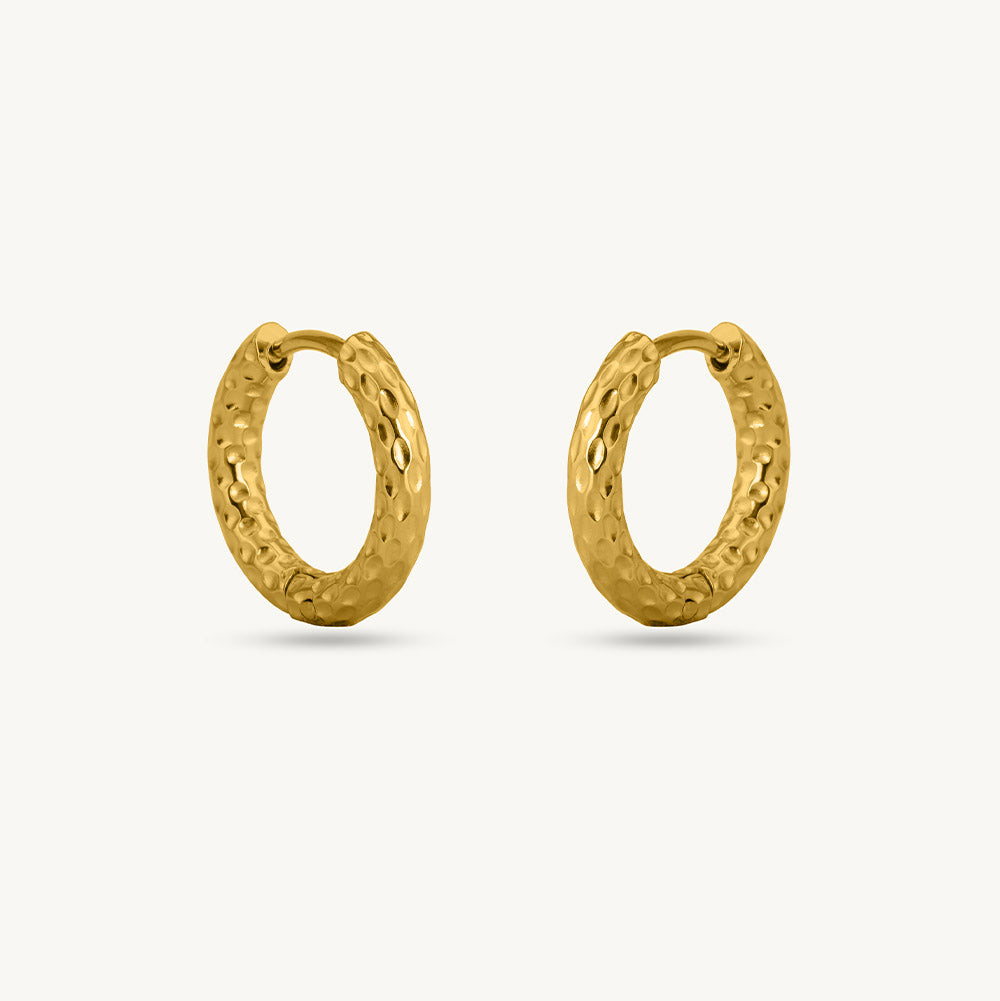 Golden Tidal Hoops
