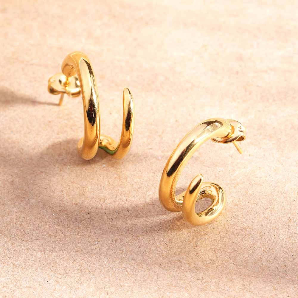 Echo Twist Luxe Studs - view 7