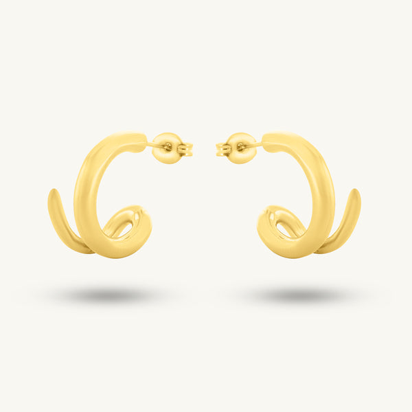 Echo Twist Luxe Studs - Image 1