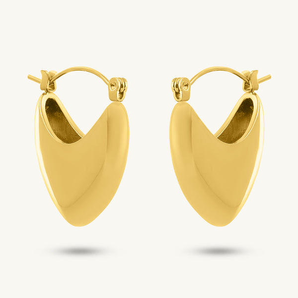 Golden Dagger Hoops