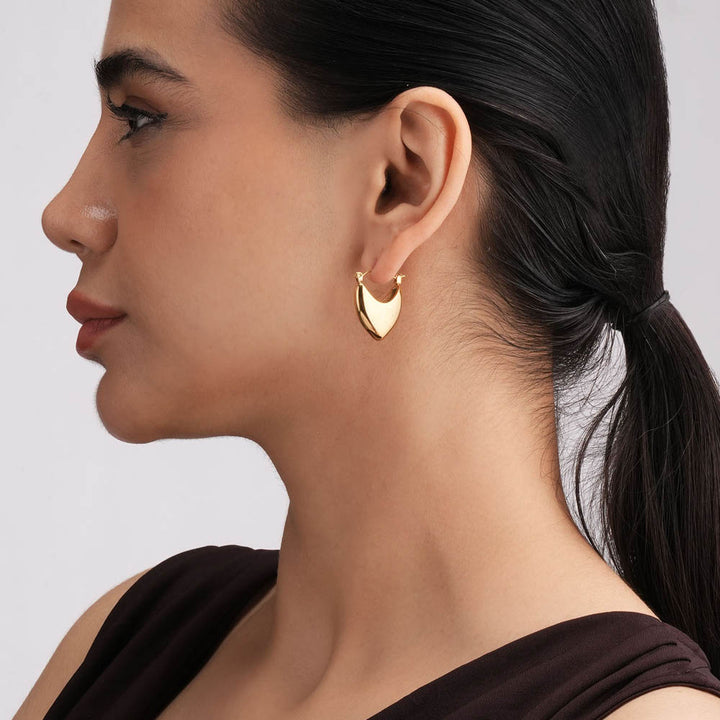 Golden Dagger Hoops