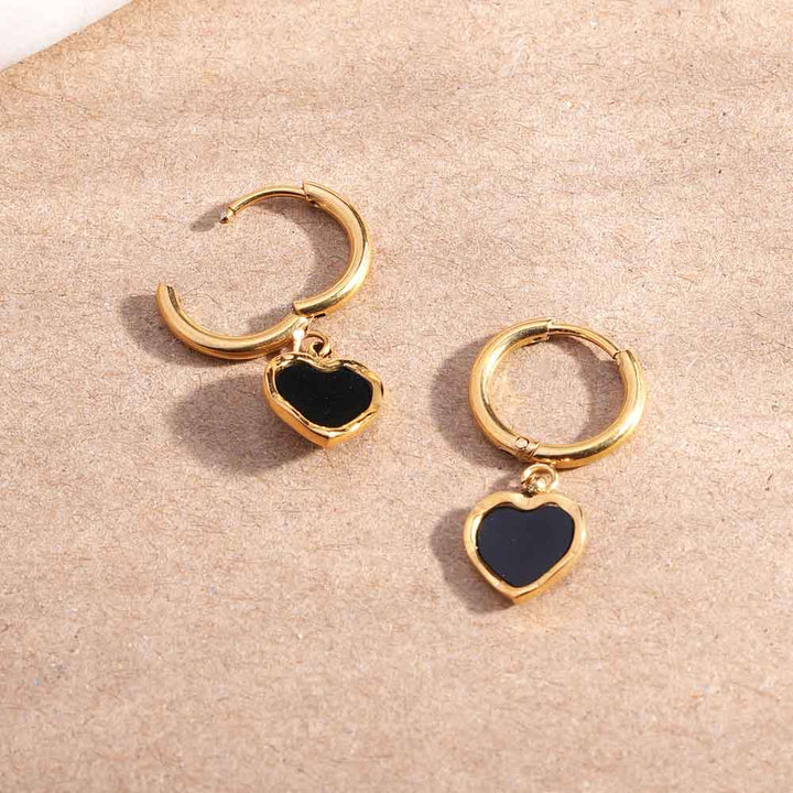 Noir Heart Hoops - 2